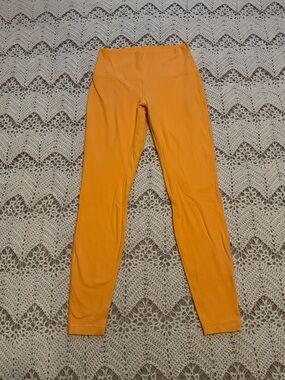 Lululemon Align High-Rise Orange Leggings Size 8 Workout Butter Soft Pants